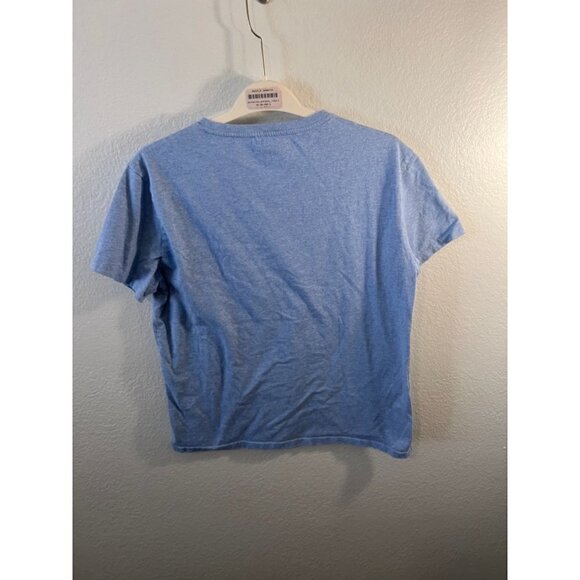 Men's vneck blue Polo Ralph Lauren shirt size M - Picture 3 of 3